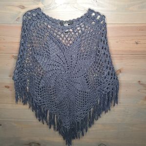 Gray Sweater/shawl S/M